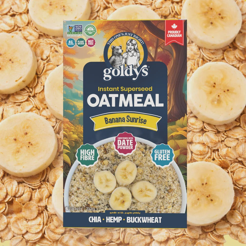 Goldys Banana Sunrise Instant Oatmeal