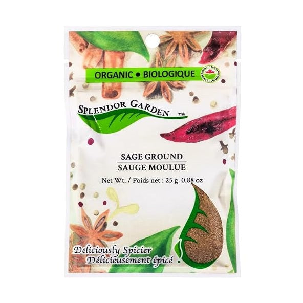 Org. Sage Ground 25g Splendor Garden
