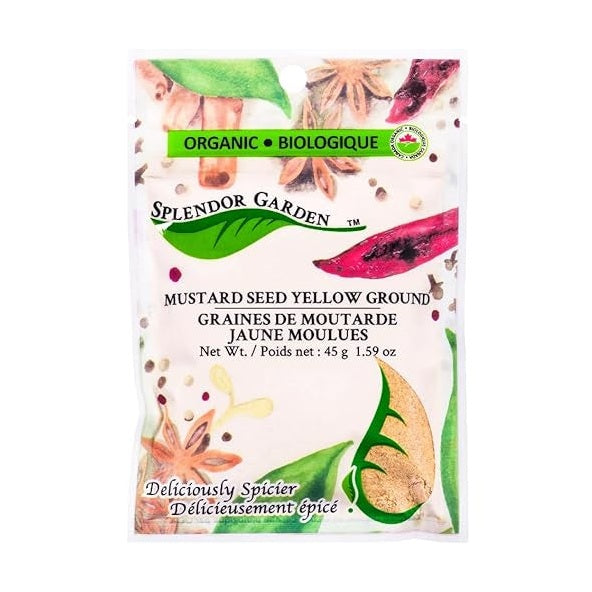 Org. Mustard Seed Yellow Ground 45g Splendor Garden