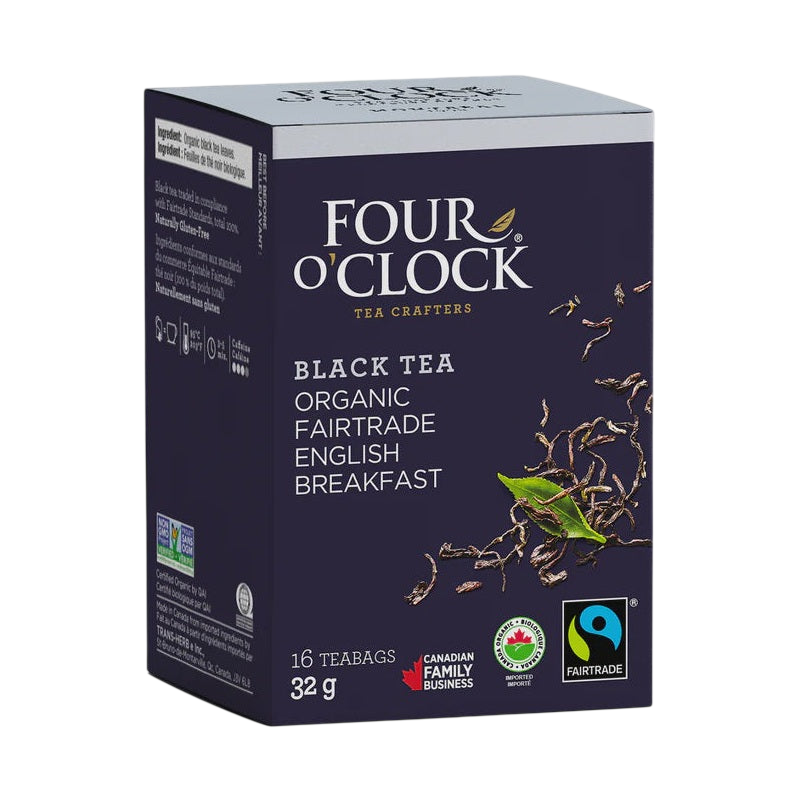 Four O'Clock English Breakfast Organic Fairtrade Black Tea