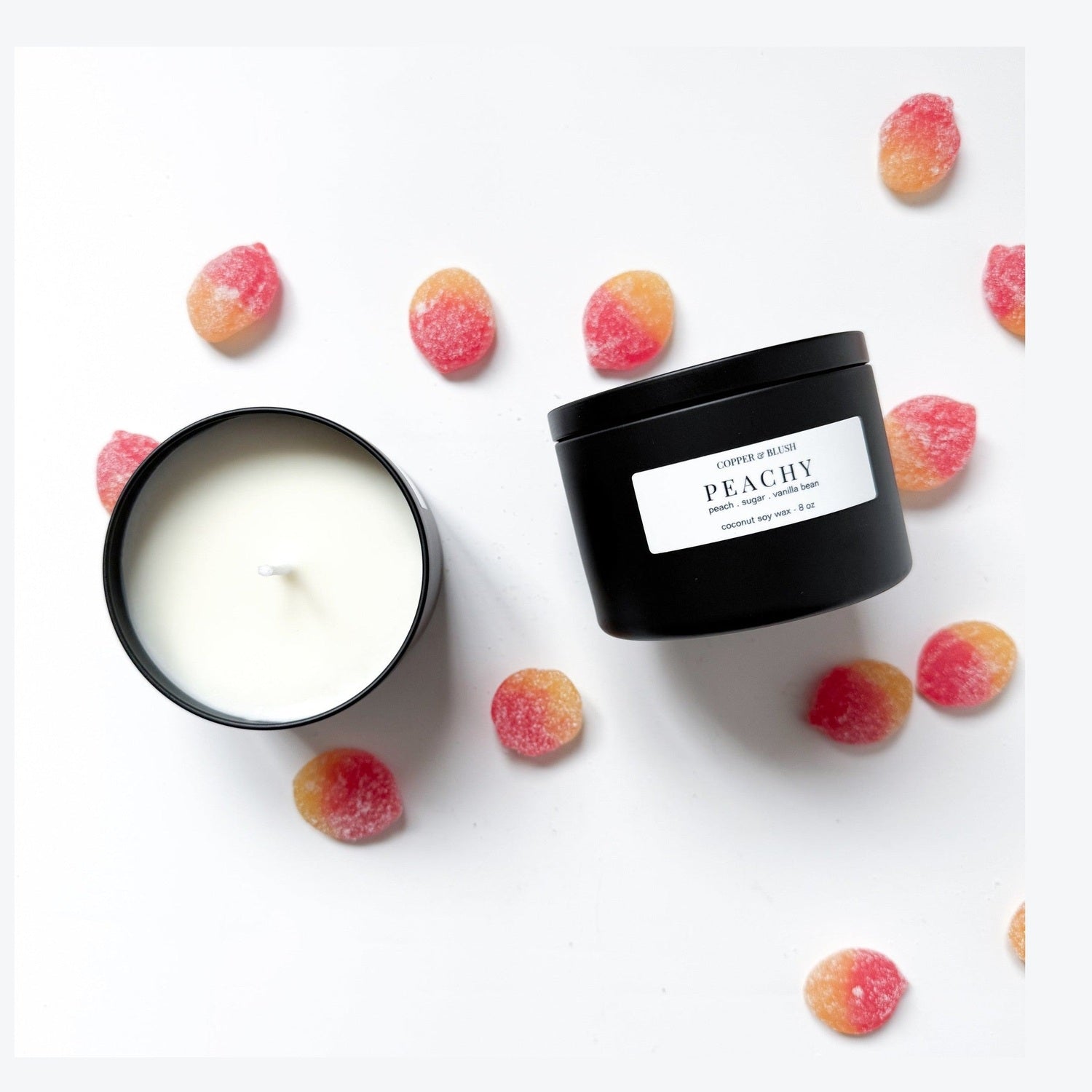 Copper & Blush Peachy Candle