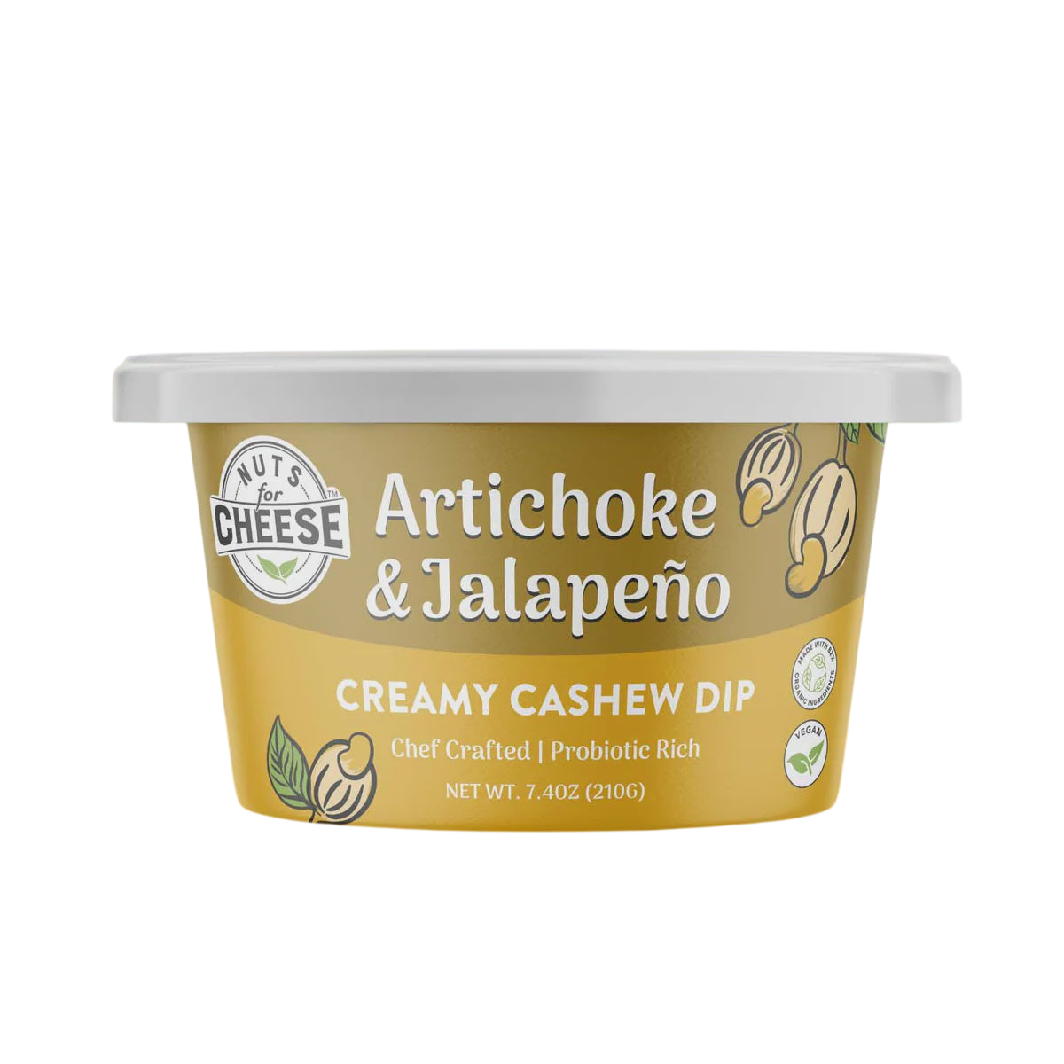 Nuts for Cheese Artichoke & Jalapeño Creamy Cashew Dip
