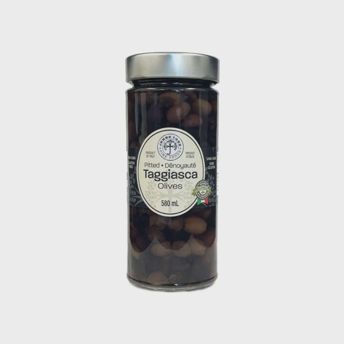 Pitted Taggiasca Olives 580ml Not specified