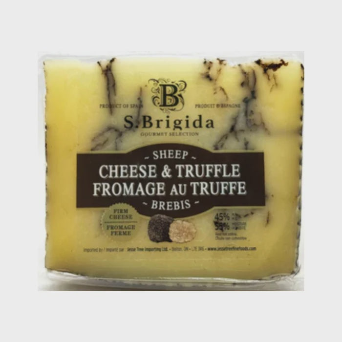 S. Brigida Sheep Cheese With Truffle Wedges S. Brigida