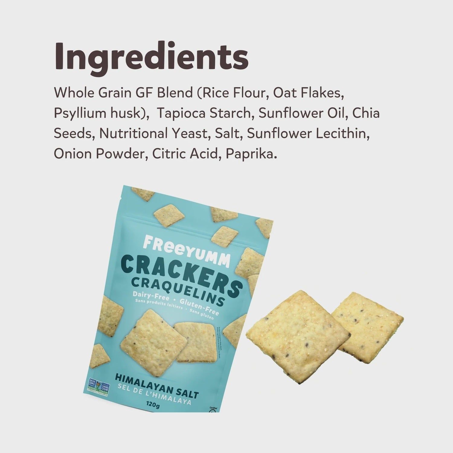 FreeYumm Himalayan Salt Crackers