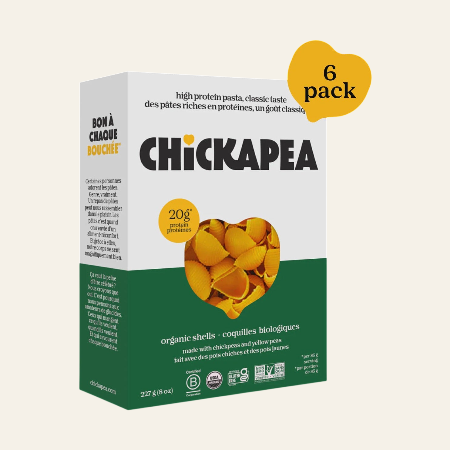 Chickapea Organic Shells