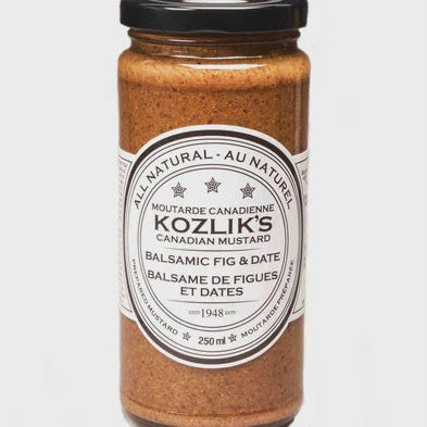 Kozlik's Balsamic Figs & Dates Mustard Kozlik's