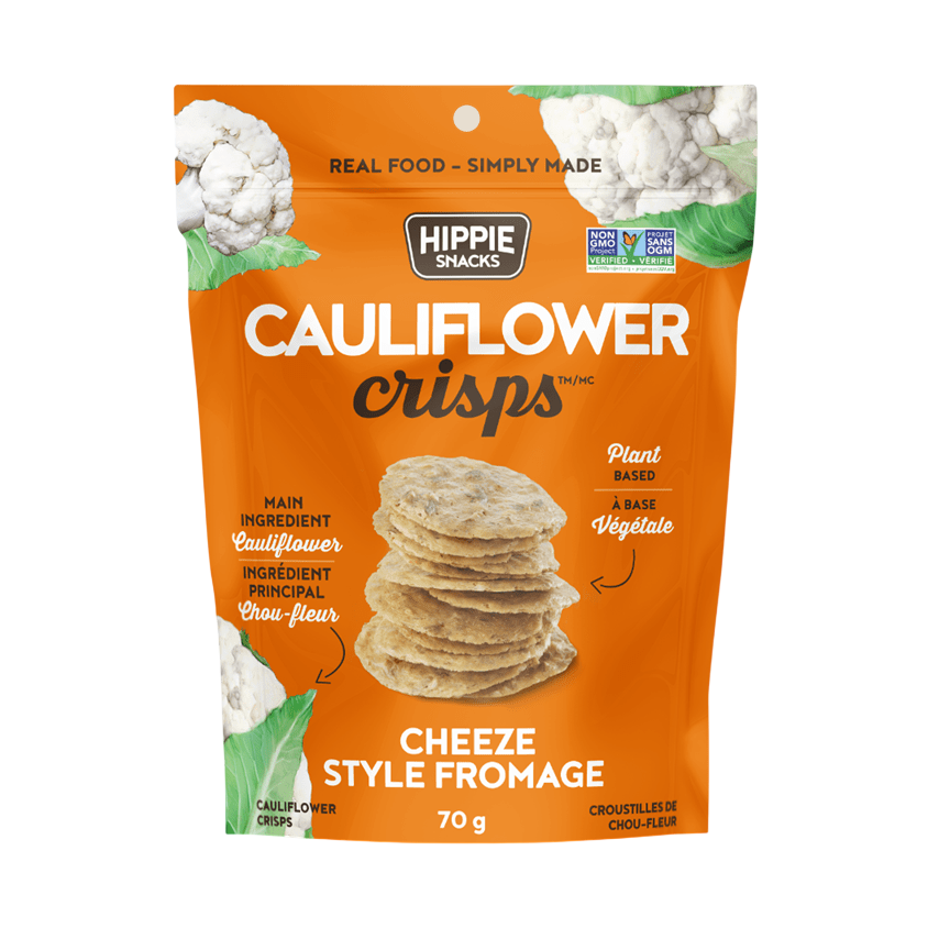 Hippie Snacks Cauliflower Crisps - Cheese Style