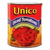 Unico Herbs & Spices Diced Tomatoes