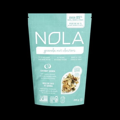 Nola Baking Co. Coconut Quinoa Granola Nut Clusters 200g Nola Baking Co.