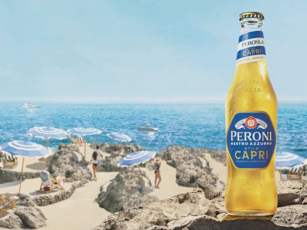 Peroni Nastro Azzurro Stiler Capri 6pk Peroni Nastro Azzurro