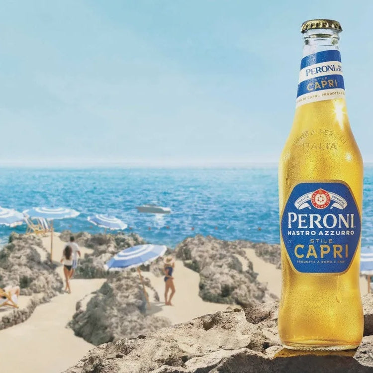 Peroni Nastro Azzurro Stiler Capri 6pk Peroni Nastro Azzurro