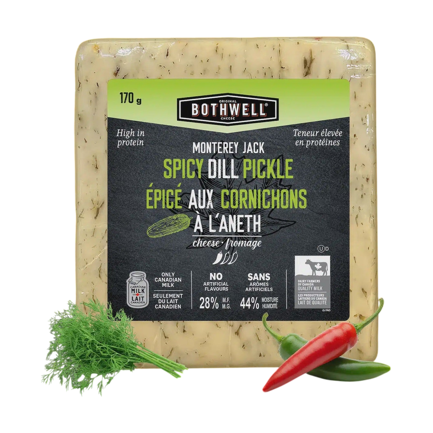 Bothwell Cheese Spicy Dill Pickle Monterey Jack Cheese