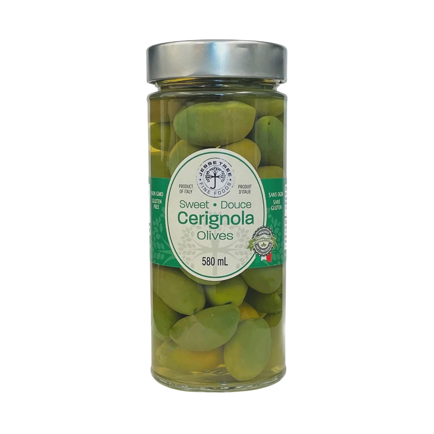 Jesse Tree Fine Foods Sweet Green Cerignola Olives