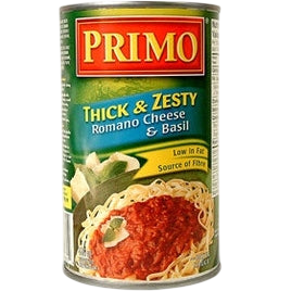 Primo Thick & Zesty Romano Cheese & Basil