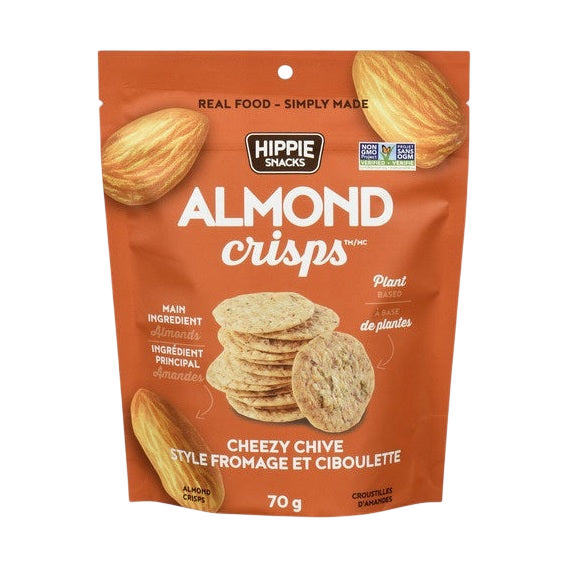 Hippie Snacks Almond Crisps - Cheesy Chive