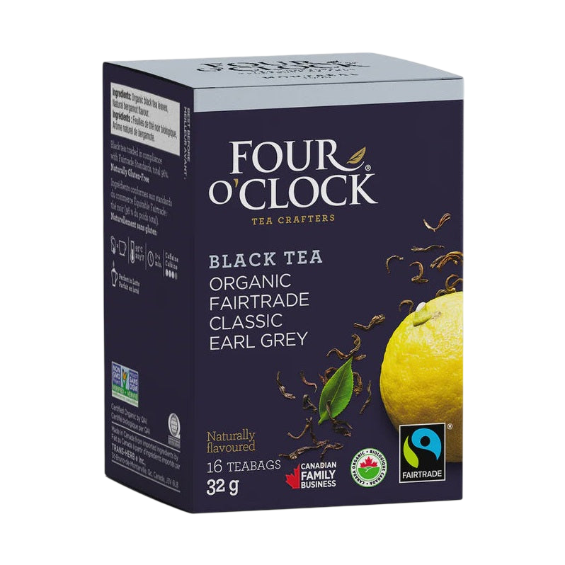Four O'Clock Classic Earl Grey Organic Fairtrade Black Tea