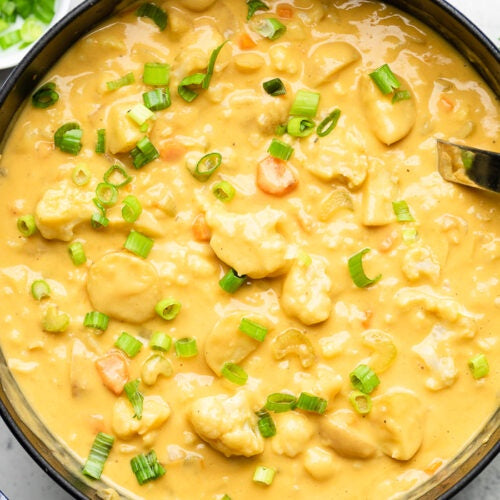 IK, Buffalo Cauliflower Soup Iron Kettle Commissary