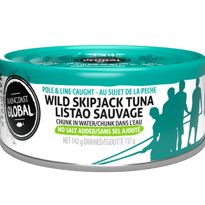 Raincoast Global Wild Skipjack Tuna, No Salt