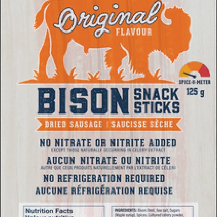 Buff, Bison Snack Sticks Original 5/pk Buff
