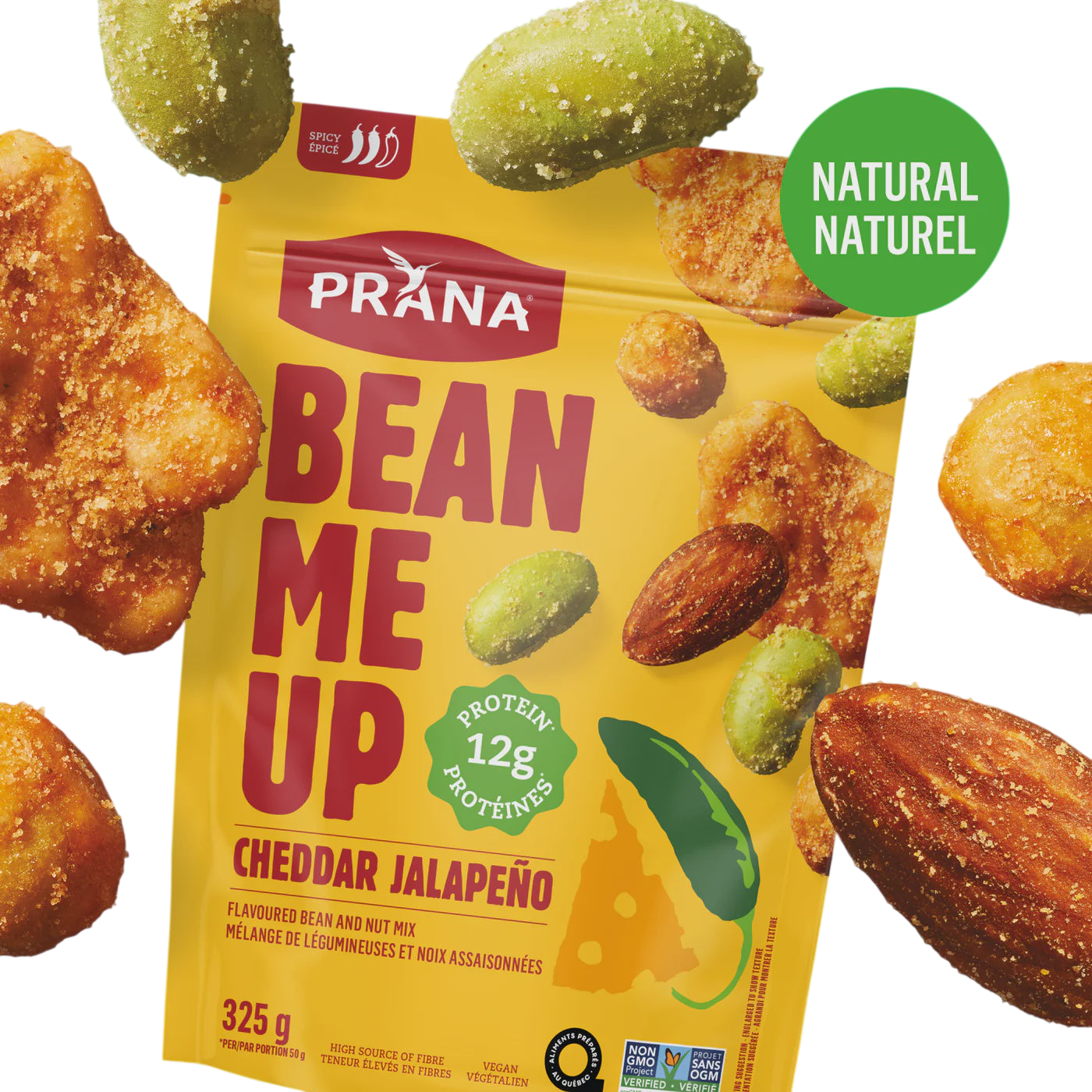 Prana Organic Bean Me Up - Cheddar Jalapeño