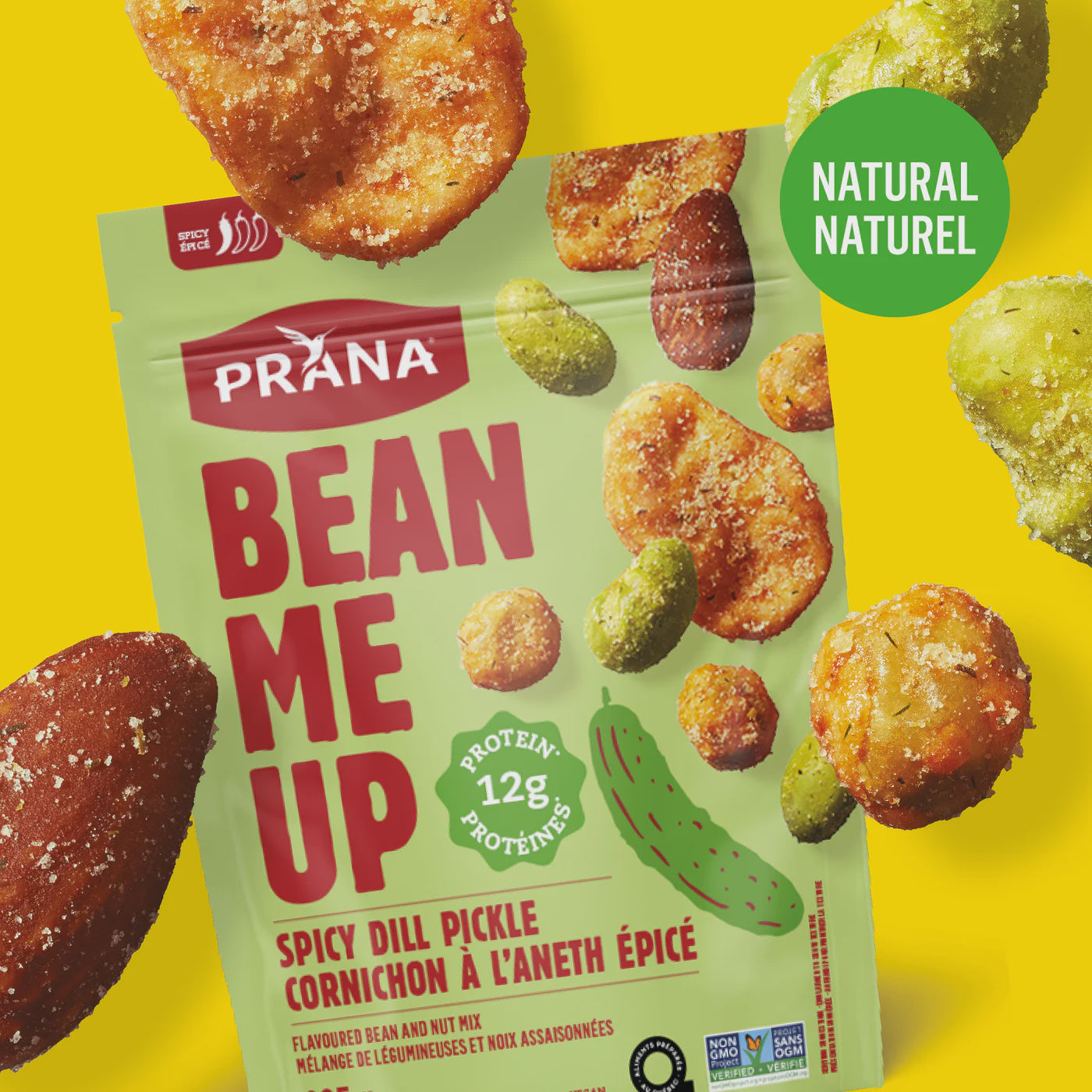 Prana Organic Bean Me Up - Spicy Dill Pickle