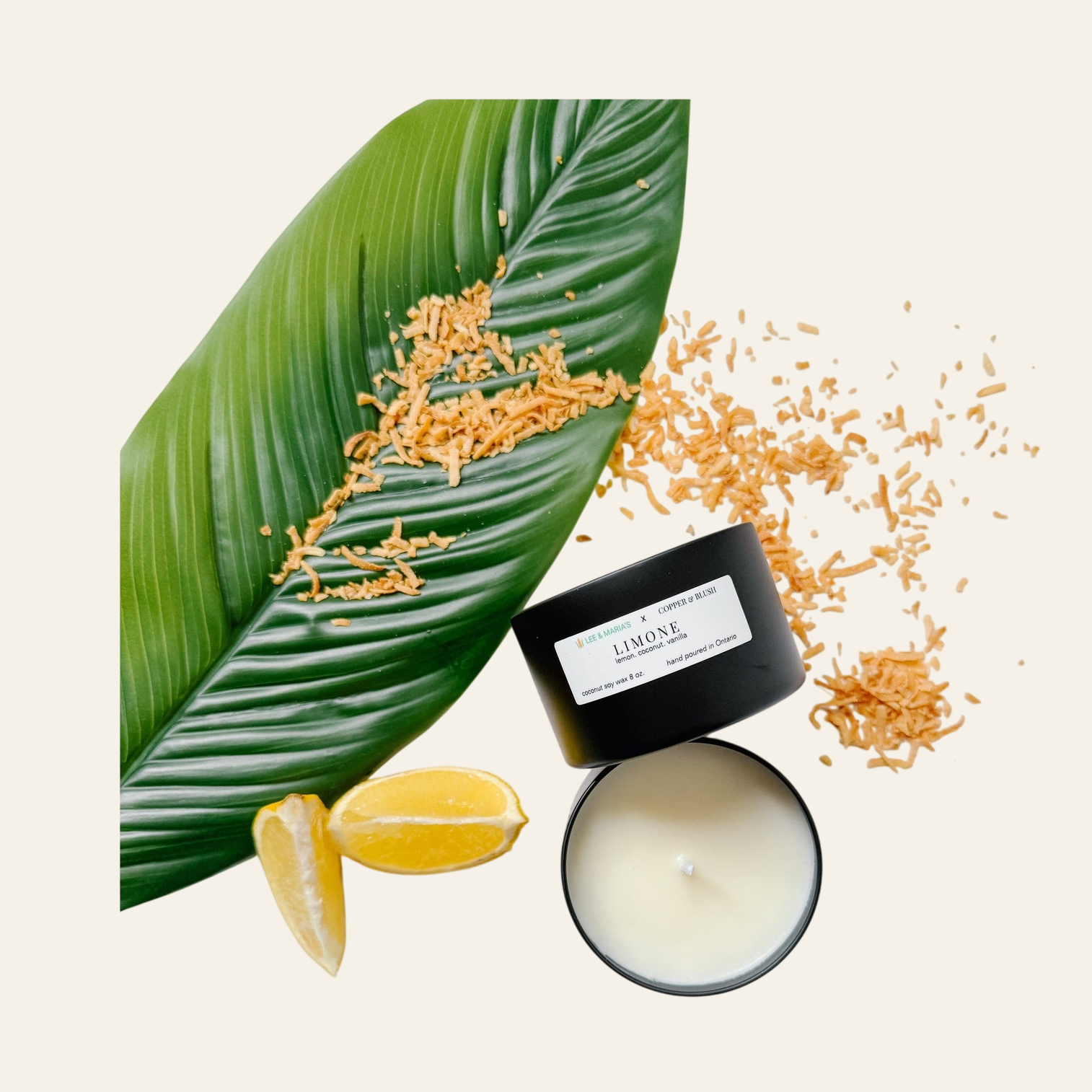 Copper & Blush Limone Candle