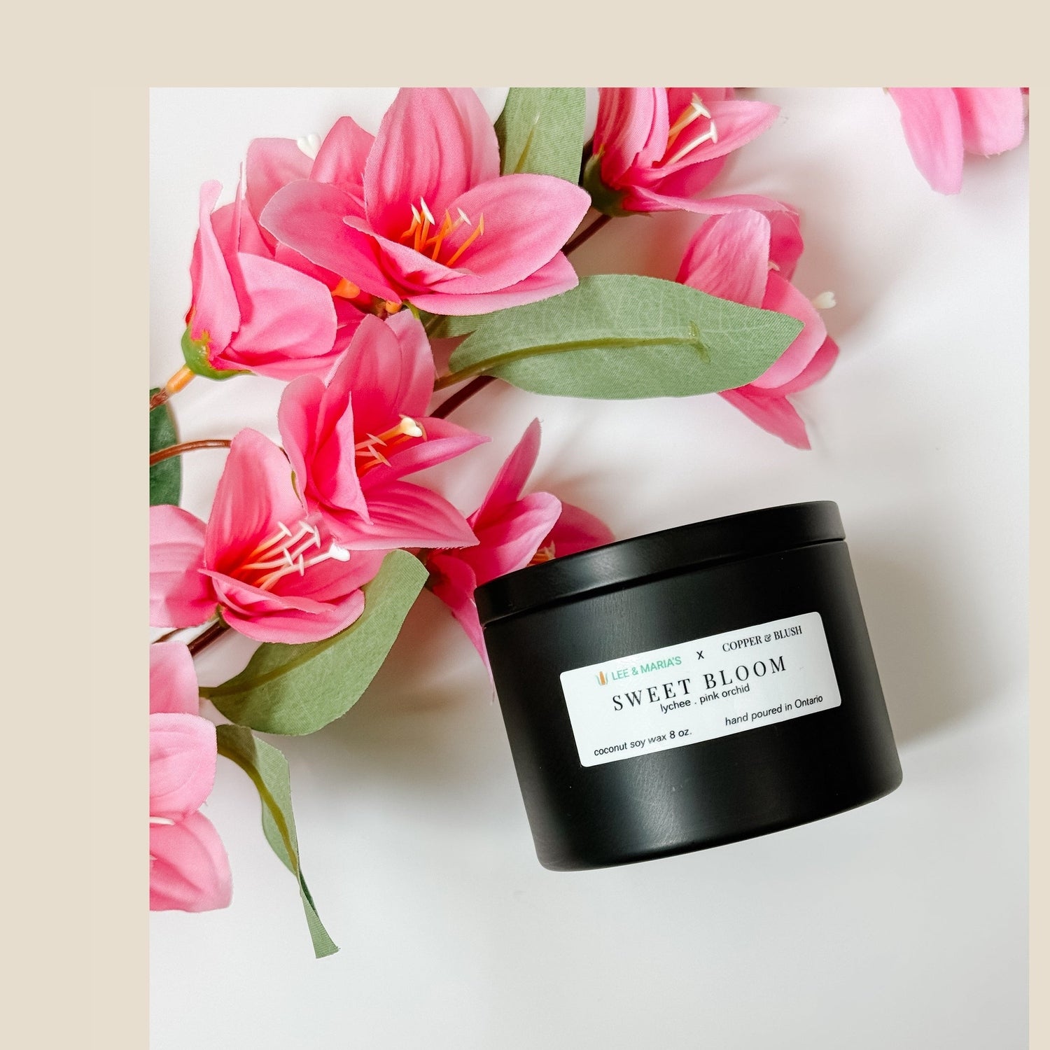 Copper & Blush Sweet Bloom Candle