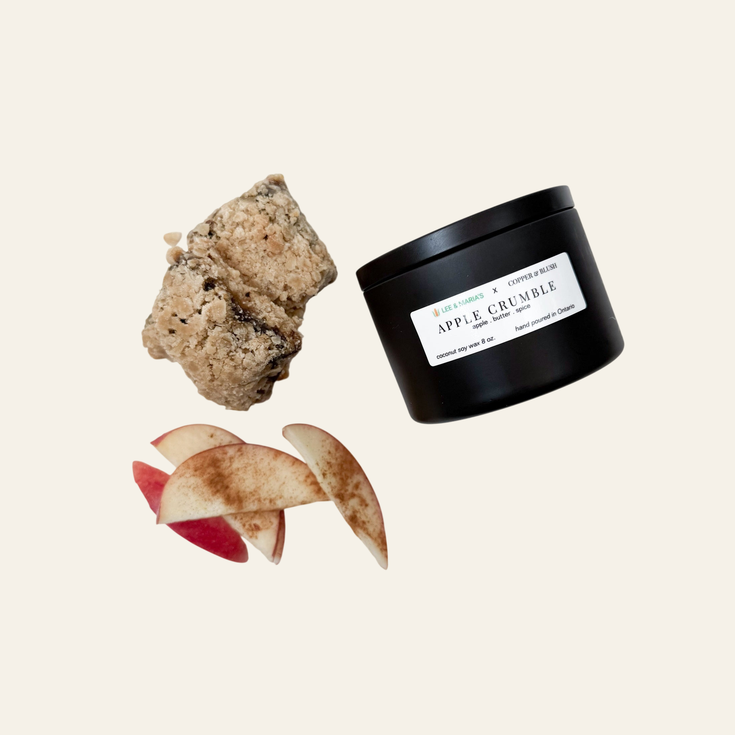 Copper & Blush Apple Crumble Candle