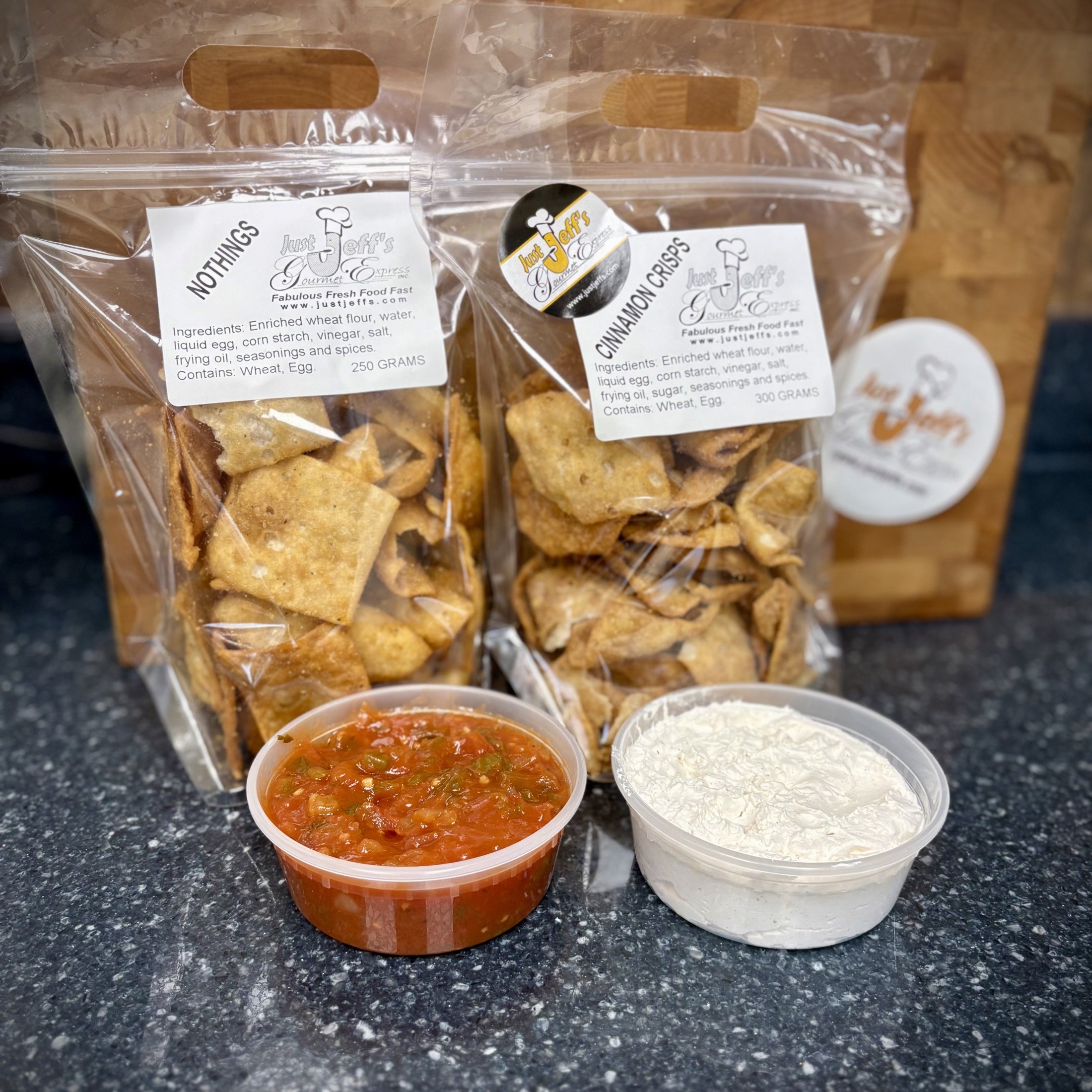 Just Jeff's, Nothings & Salsa Just Jeff's Gourmet Express Inc.