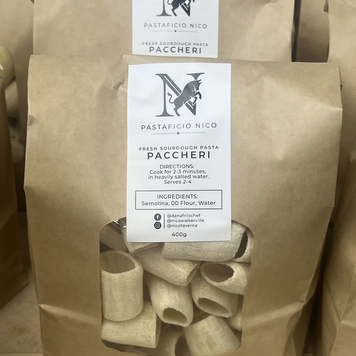 Pastifico Nico, Paccheri Noodles Pastifico Nico