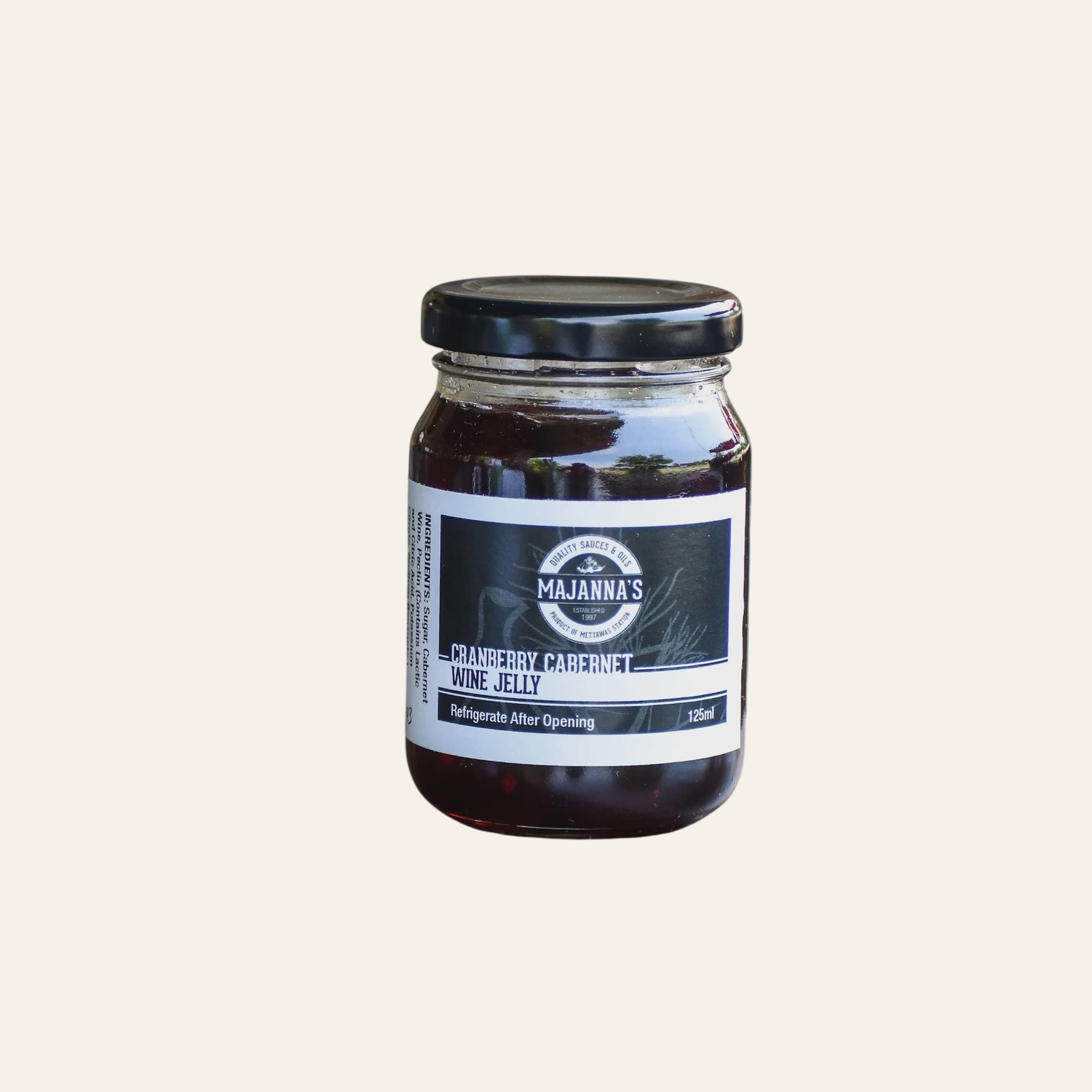Mettawa's Station Cranberry Cabernet Wine Jelly