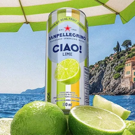 SanPellegrino Ciao! Lime San Pellegrino Italian Sparkling Drinks