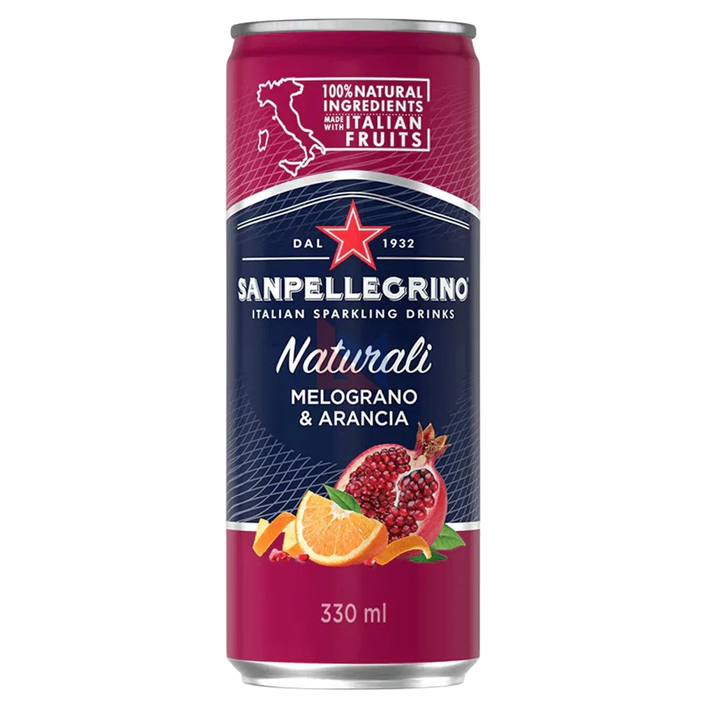 San Pellegrino Melograno & Arancia Sparkling Drink, 330 mL