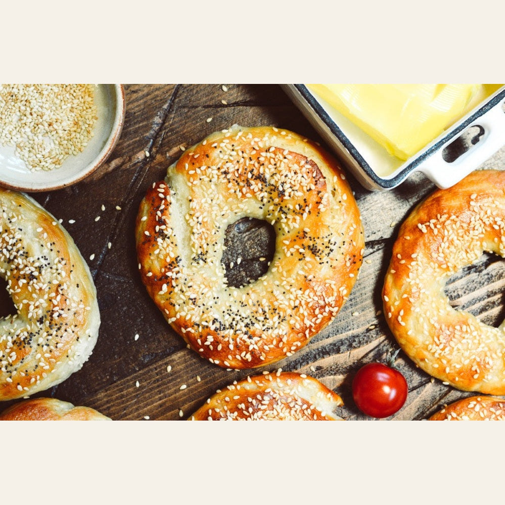 Iron Kettle Commissary Montreal Style Sesame Bagels