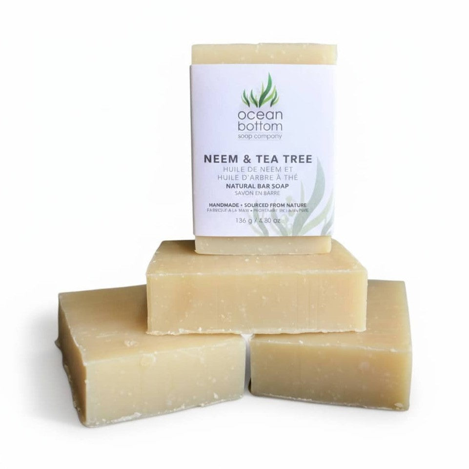 Ocean Bottom Soap Company Neem & Tea Tree Bar Soap