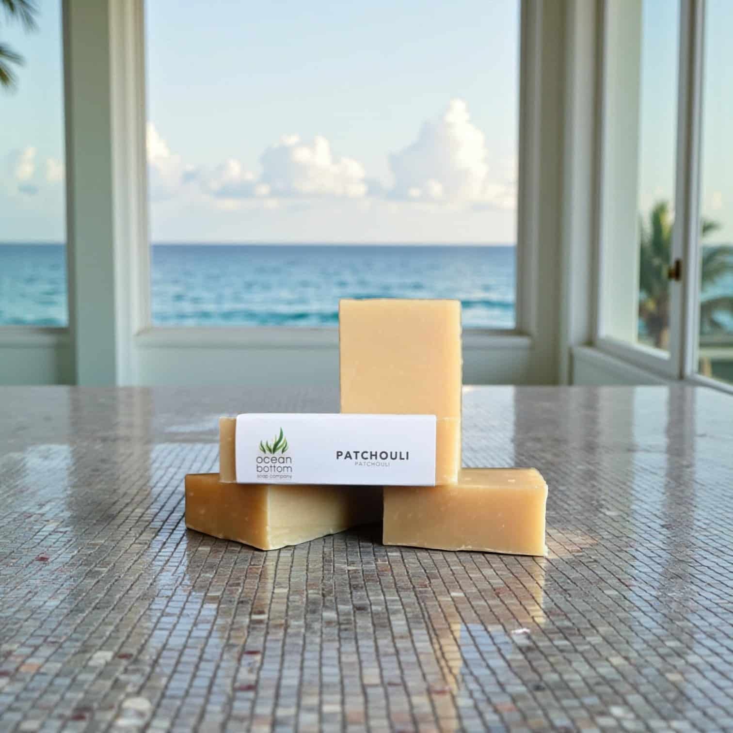 Ocean Bottom Soap Company Patchouli Bar Soap