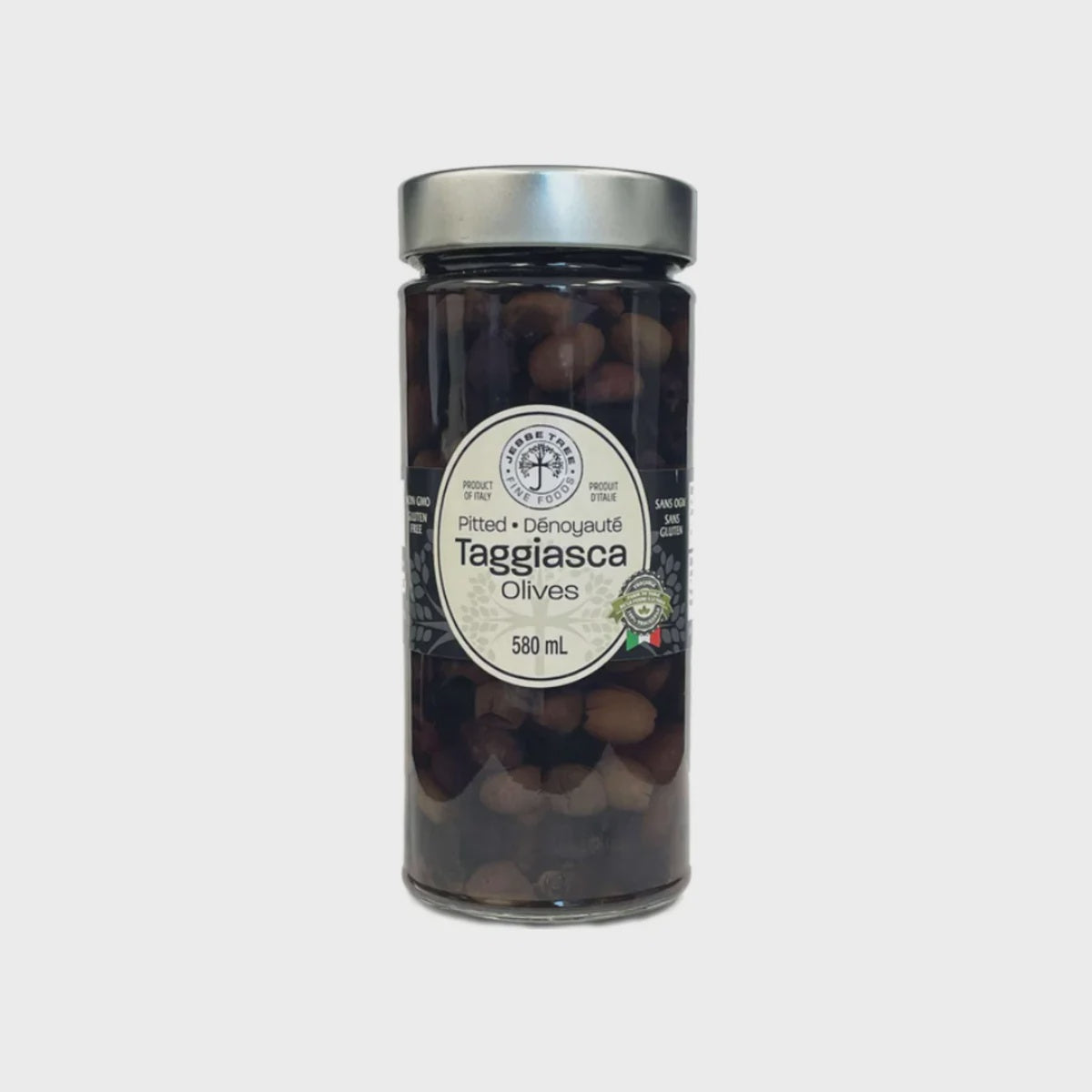 Pitted Taggiasca Olives 580ml Not specified