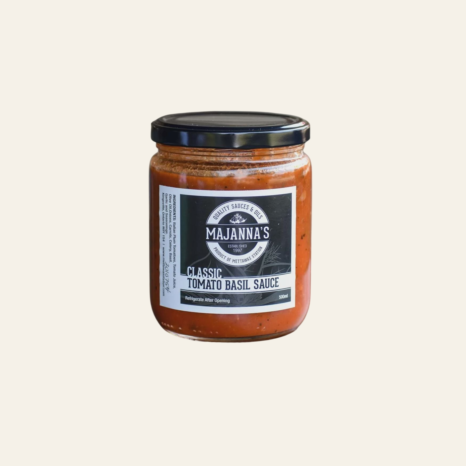 Mettawa's Station Tomato Basil Sauce