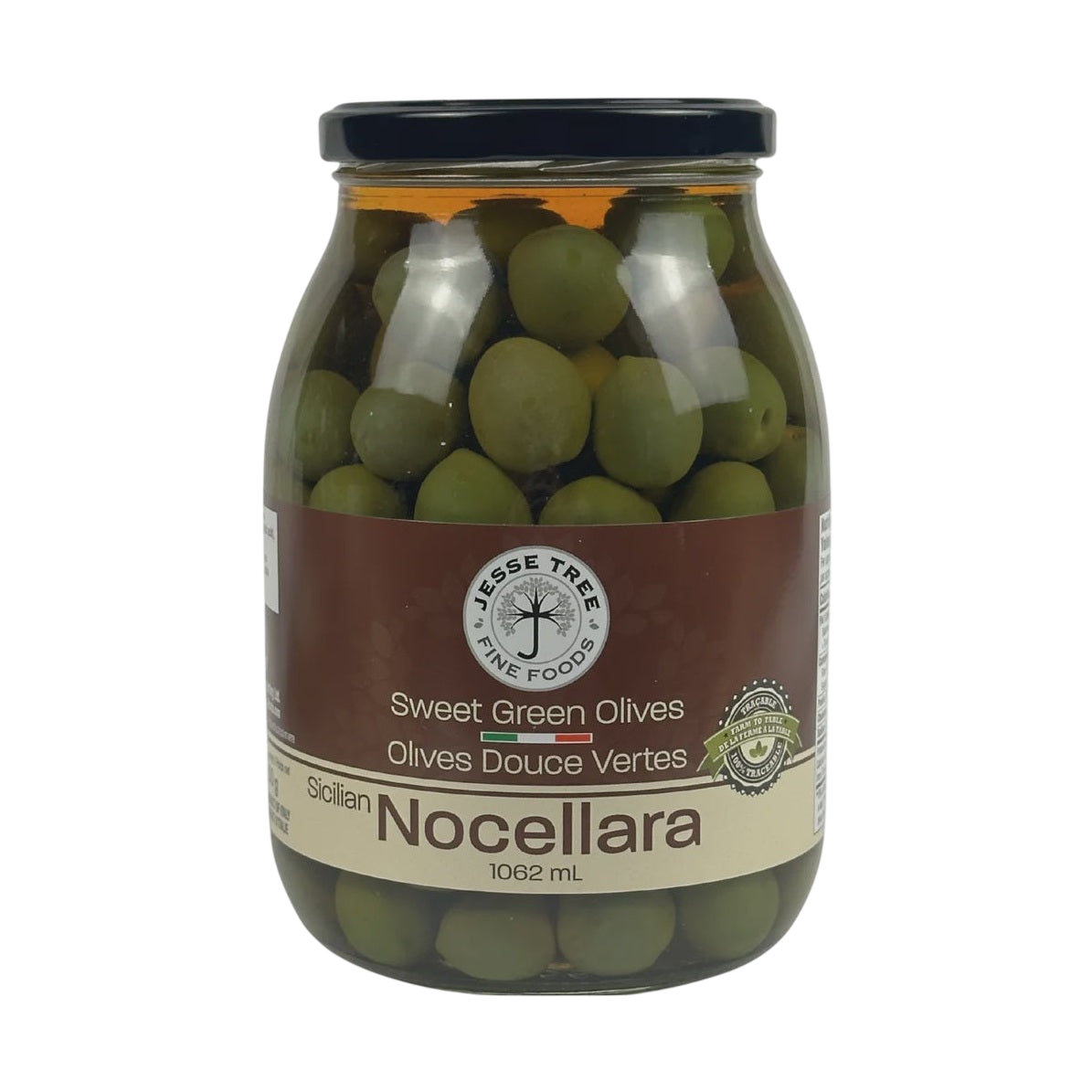 Jesse Tree Fine Foods Sweet Green Nocellara Olives