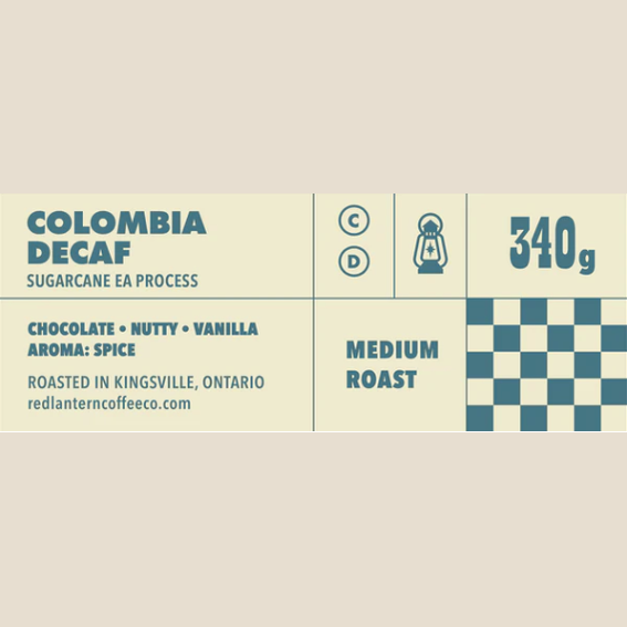 Red Lantern Coffee Co. Colombia Decaf Sugarcane Process