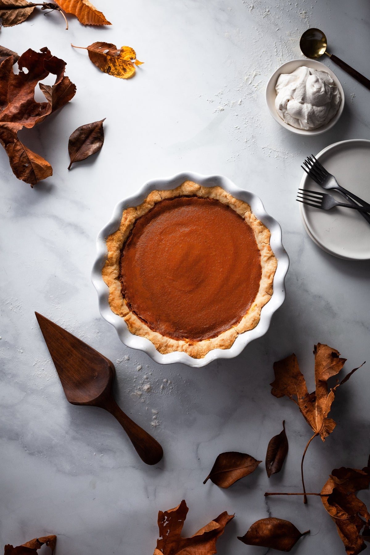 CB, Pumpkin Pie 9"inch Deep Dish Christine's Bake Shop