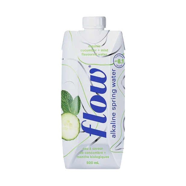 Flow Organic Cucumber & Mint Spring Water