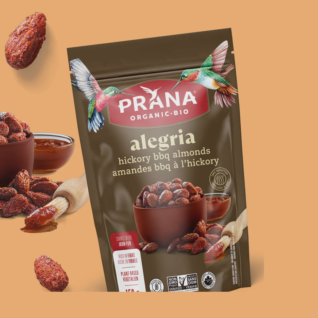 Prana Organic Alegria - Hickory BBQ Almonds