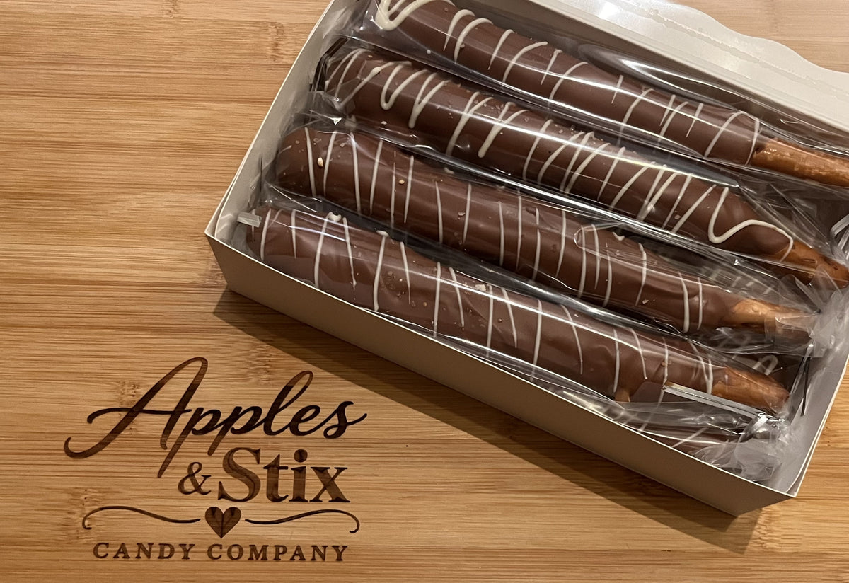 Chocolate Caramel Pretzel Stix
