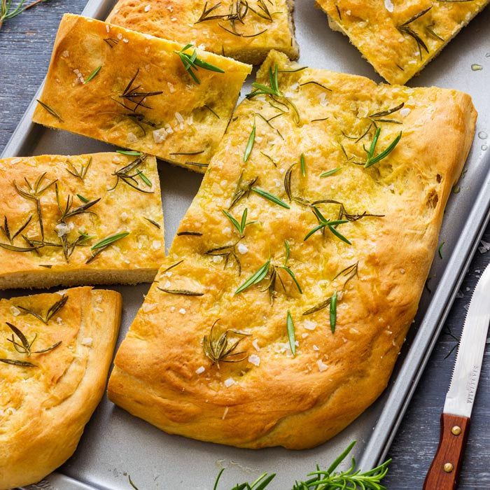 Iron Kettle Commissary Sea Salt & Herb Focaccia